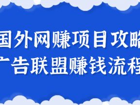 揭秘一个闷声赚钱的项目，国外网赚项目攻略及国外广告联盟赚钱流程详解