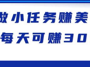 做小任务赚钱项目，仅需1分钟完成一个任务，每天可赚30美金