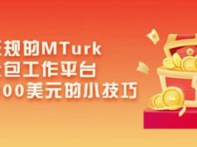  利用正规的MTurk微型众包工作平台，月赚1100美元的小技巧