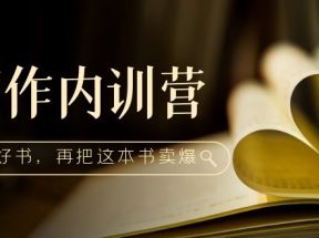 写作内训营：百万级大佬教你如何写一本好书，再把这本书卖爆