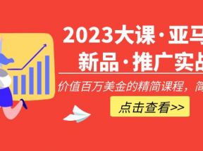 大课·亚马逊新品·推广实战：价值百万美金的精简课程，简单粗暴