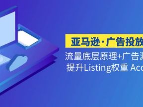 亚马逊广告投放技巧流量底层+广告漏斗逻辑+提升Listing权重 Acos