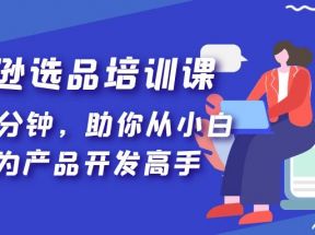 亚马逊选品培训课，每天10分钟，助你从小白成长为产品开发高手