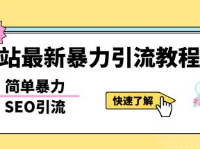 b站最新引流方法，暴力SEO引流玩法，一天可以量产几百个视频（附带软件）