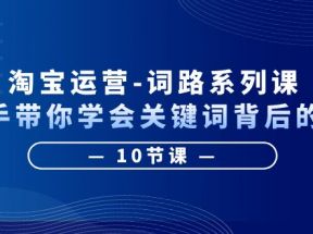 淘宝运营-词路系列课：手把手带你学会关键词背后的需求（10节课）