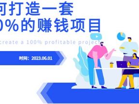 最新6月份《如何设计一套100%赚钱的项目系统》