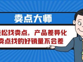 卖点大师，轻松找卖点，产品差异化，卖点找的好销量不会差