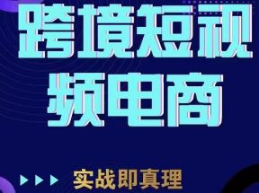 TikTok短视频底层实操，海外跨境电商短视频实战课程（价值2980元）