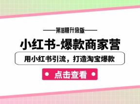 小红书-爆款商家营【第18期升级版】用小红书引流，打造淘宝爆款（16节课）