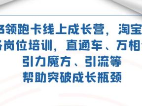 2023领跑·卡 线上成长营 淘宝运营各岗位培训 直通车 万相台 引力魔方 引流