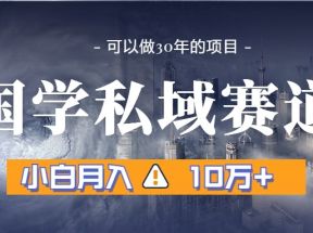 暴力国学私域赛道，小白月入10万+，引流+转化一整套流程