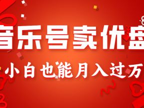 音乐号卖优盘，AE制作100%原创视频，小白也能月入过万