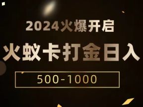 火蚁卡打金项目 火爆发车 全网首发 日收益一千+  单机可开六个窗口