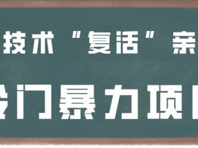 一看就会，分分钟上手制作，用AI技术“复活”亲人，冷门暴力项目