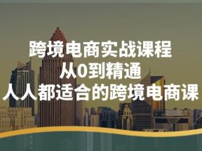 跨境电商实战课程：从0到精通，人人都适合的跨境电商课（14节课）