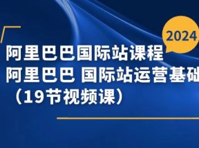 阿里巴巴国际站课程，阿里巴巴国际站运营基础课程（19节视频课）