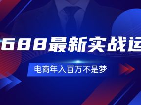 1688最新实战运营，0基础学会1688实战运营，电商年入百万不是梦（131节）