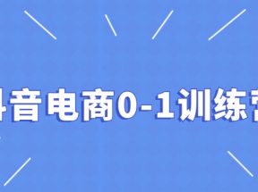 抖音电商0-1训练营，0粉引爆直播间实操攻略，快速变现赚钱