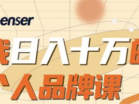 日入十万的个人品牌课，毕业3年上海买房，微信8个月赚百万