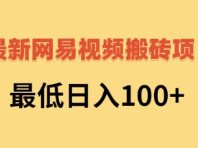 网易视频搬砖赚钱，日收益120（视频教程+文档）