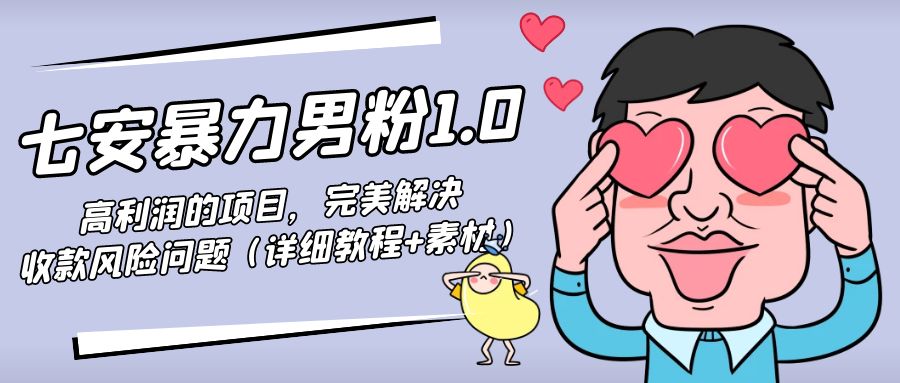 暴力男粉1.0：高利润的项目